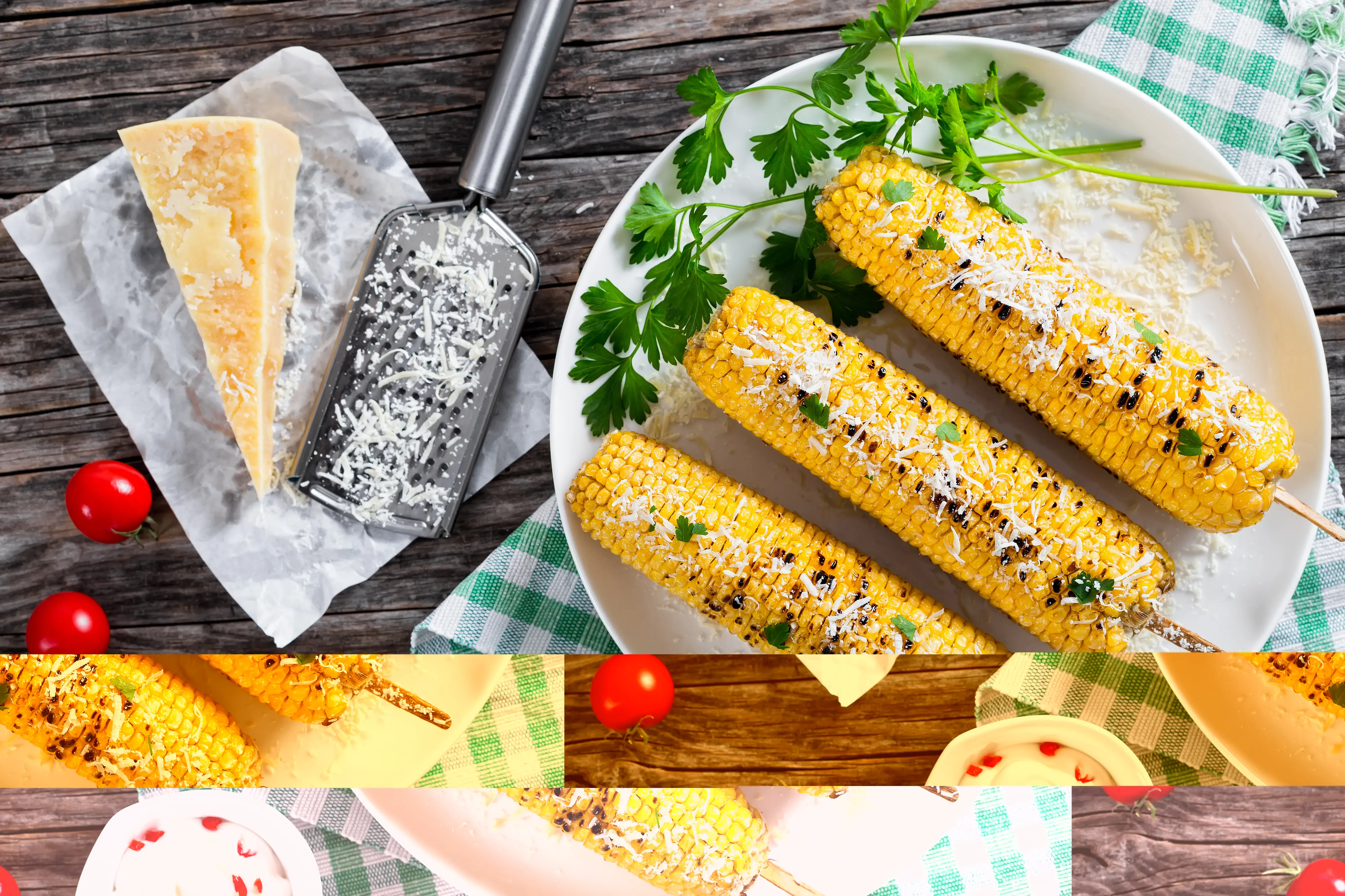 Wegetariański grill – warzywa z grilla i inne wege przekąski Wegetariański grill – warzywa z grilla i inne wege przekąski