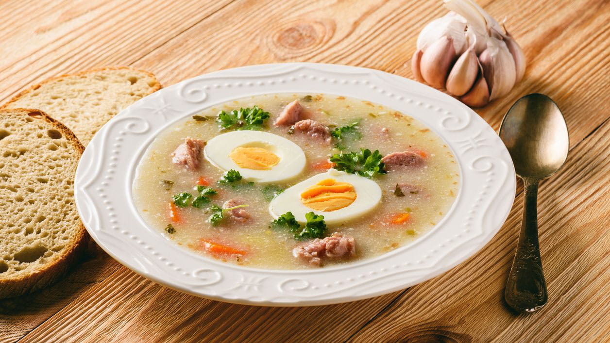 Barszcz biały Wielkanocny - przepis Kamis