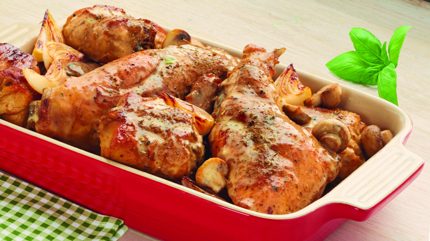  Królik z pieczarkami - przepis Kamis