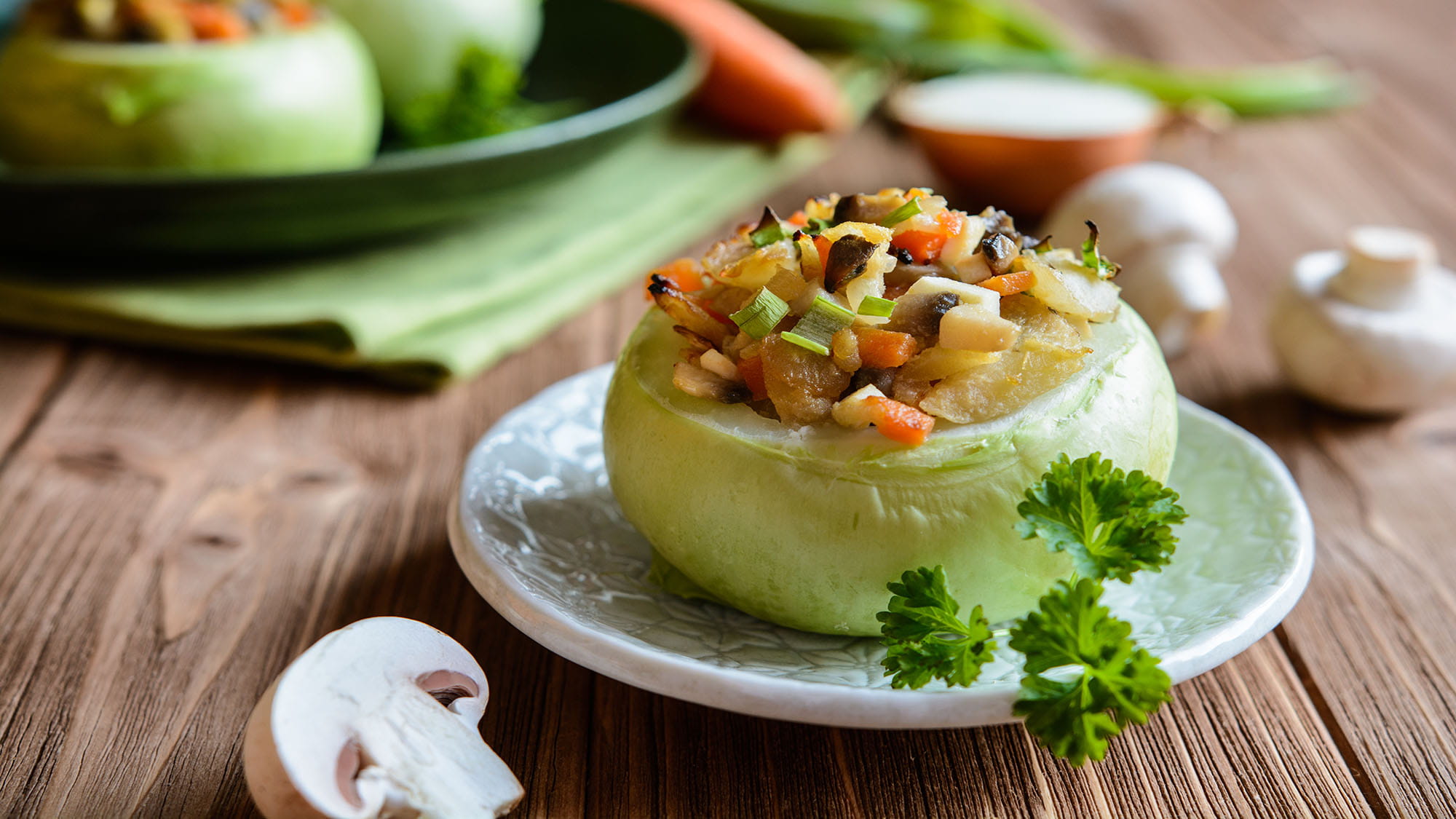 Nadziewana kalarepa l Kamis.pl