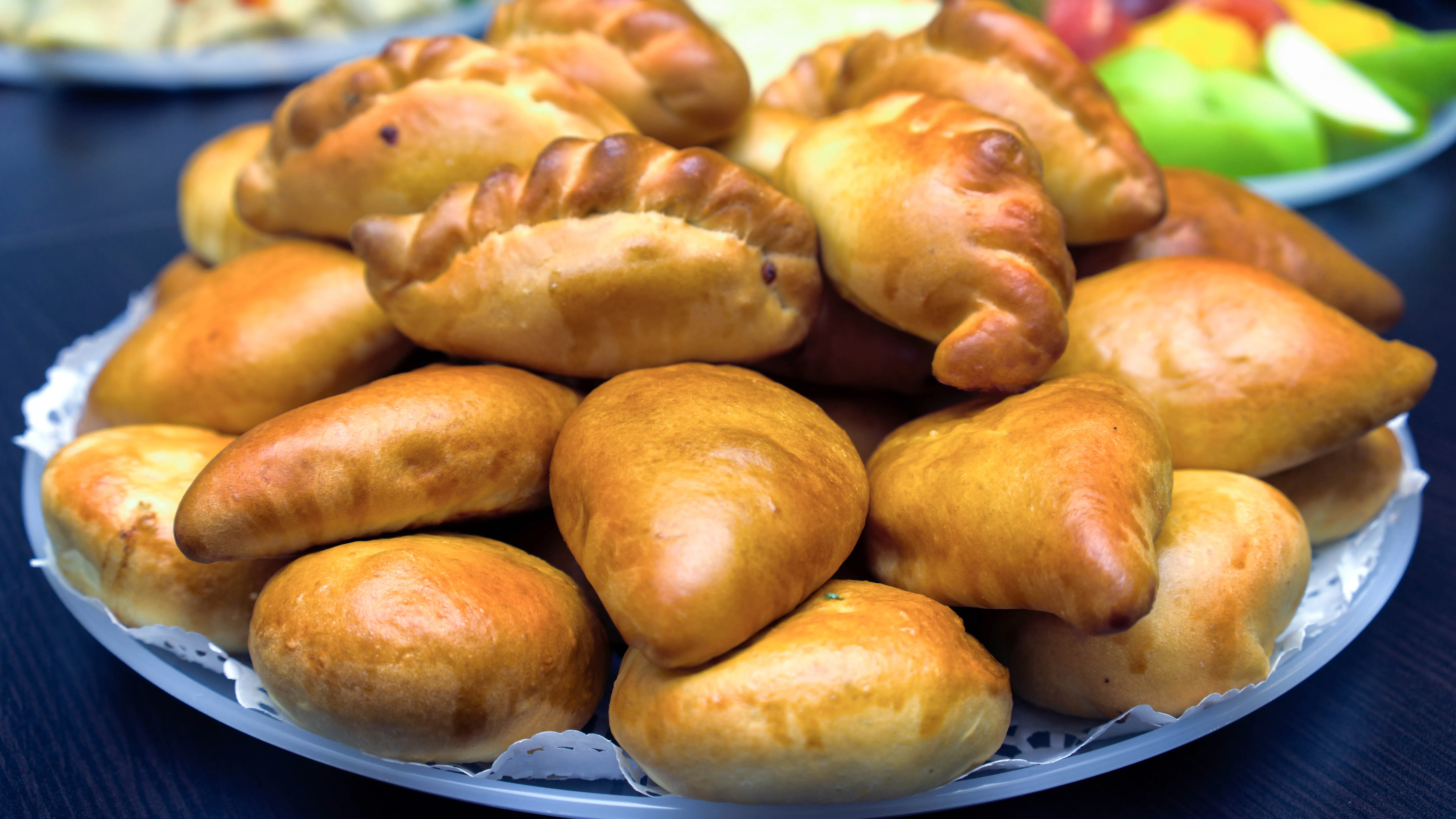 Pieczone pierożki z konfiturą z dyni - przepis Kamis