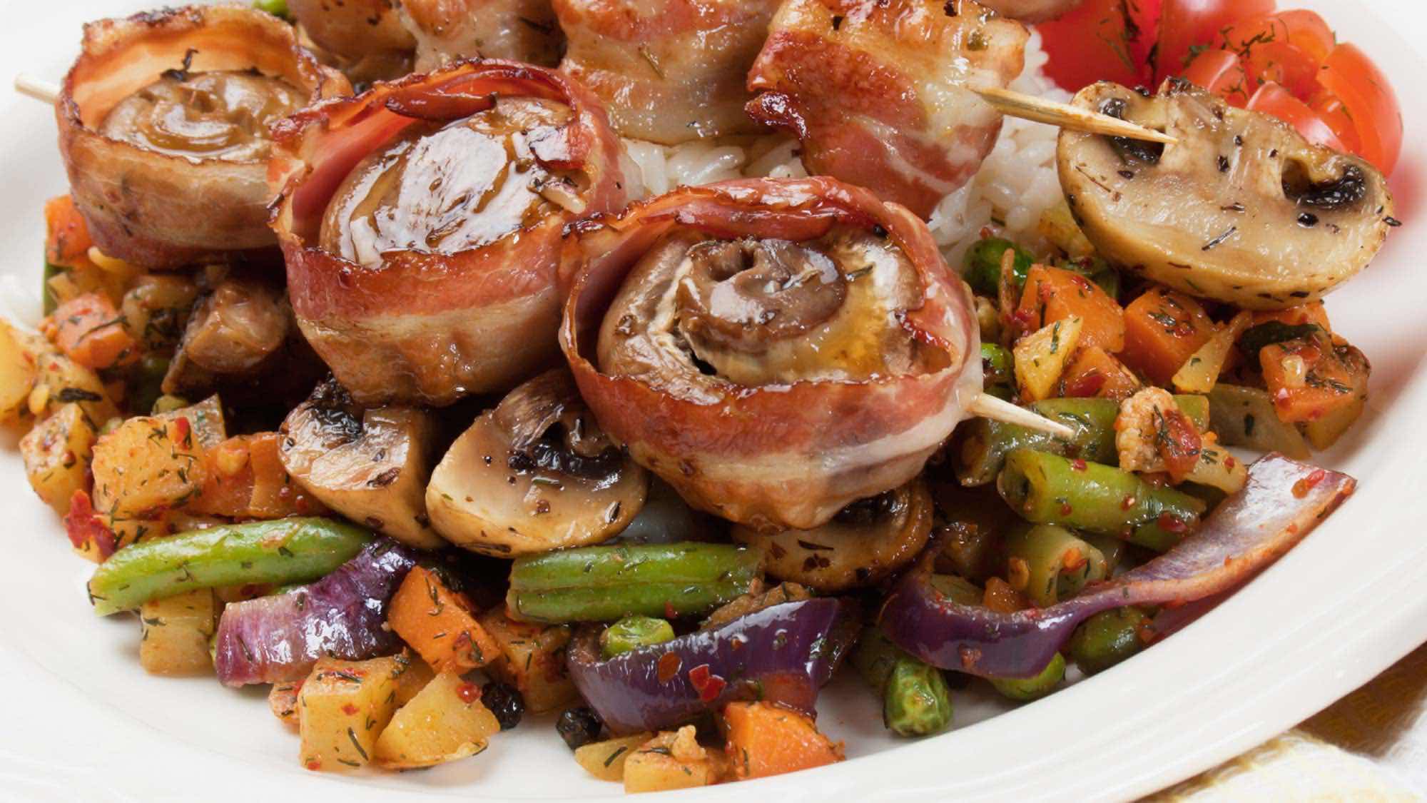 Szaszłyk włoski - szaszłyki na grilla