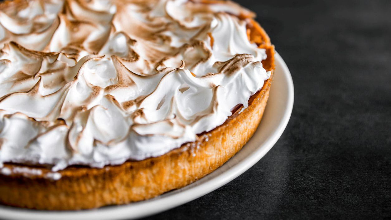 Tarta cytrynowa z bezą - przepis Kamis