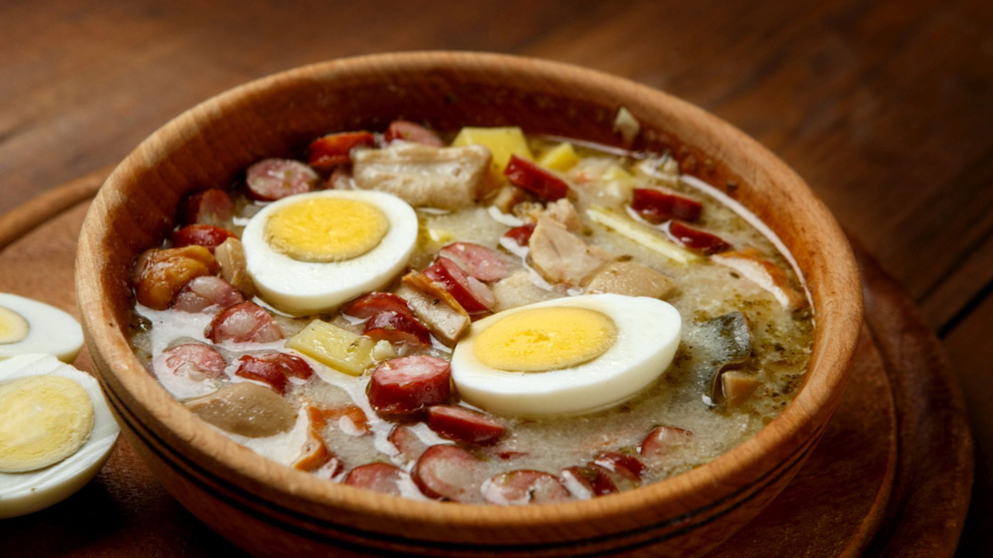 Zalewajka świętokrzyska z grzybami