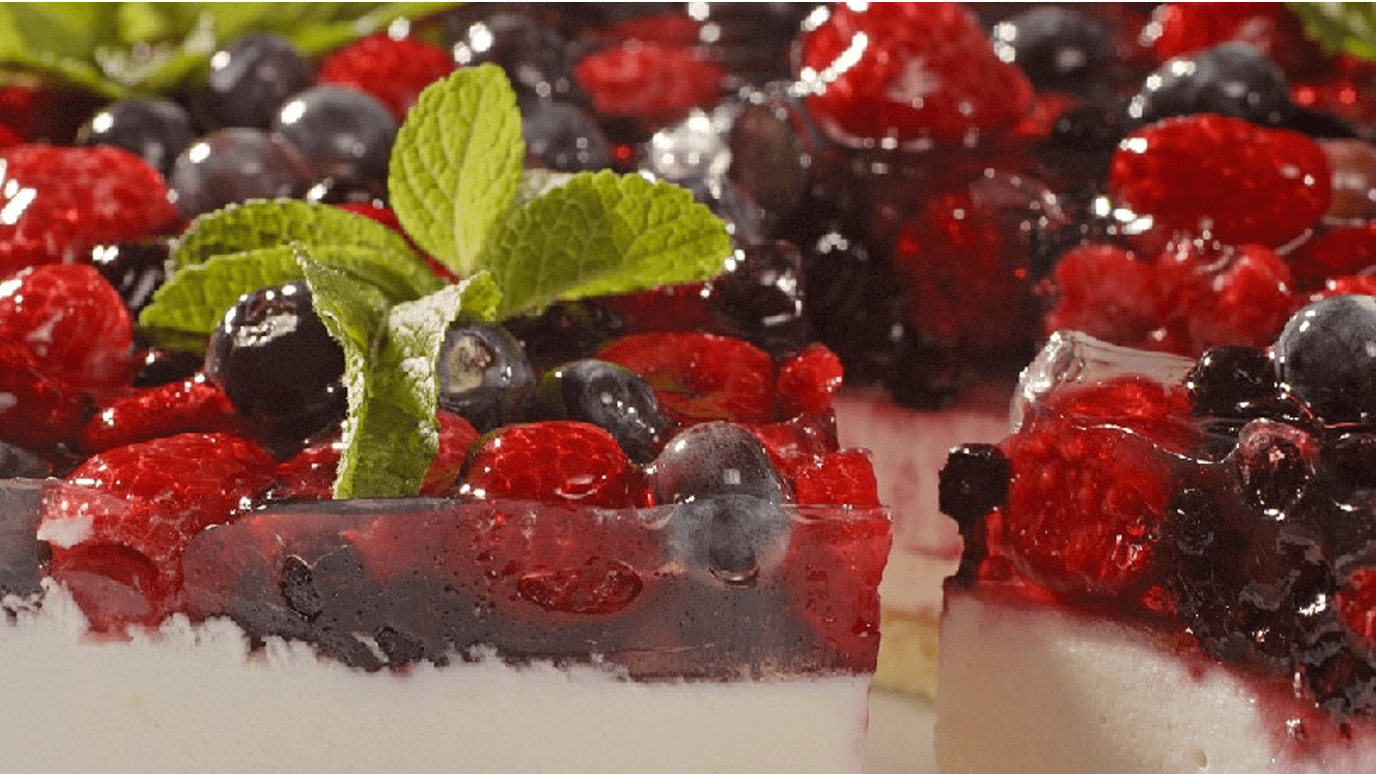 Owocowy sernik na zimno