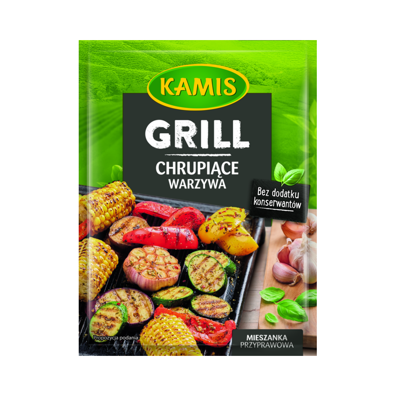 chrupiace warzywa z grilla
