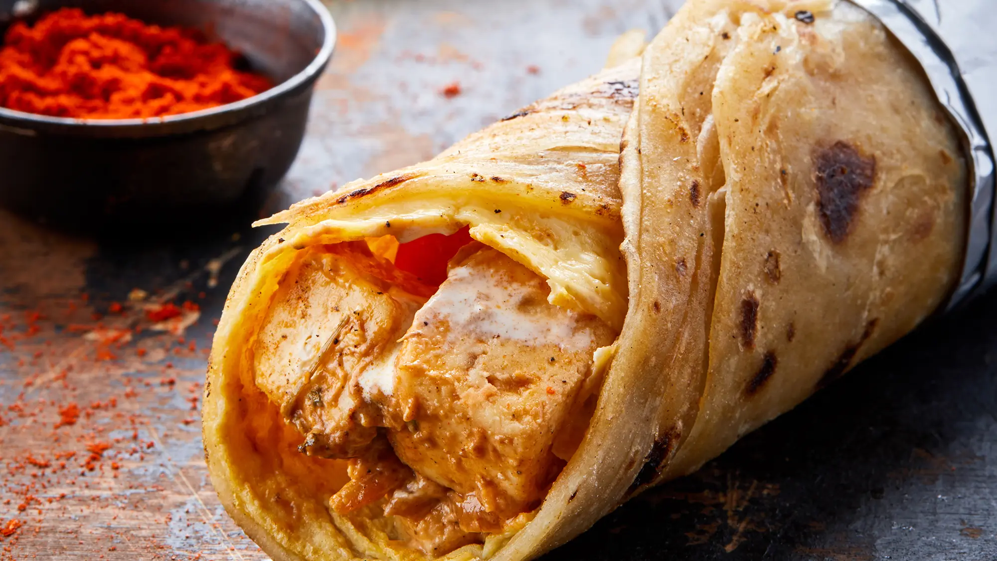 butter-chicken-wraps