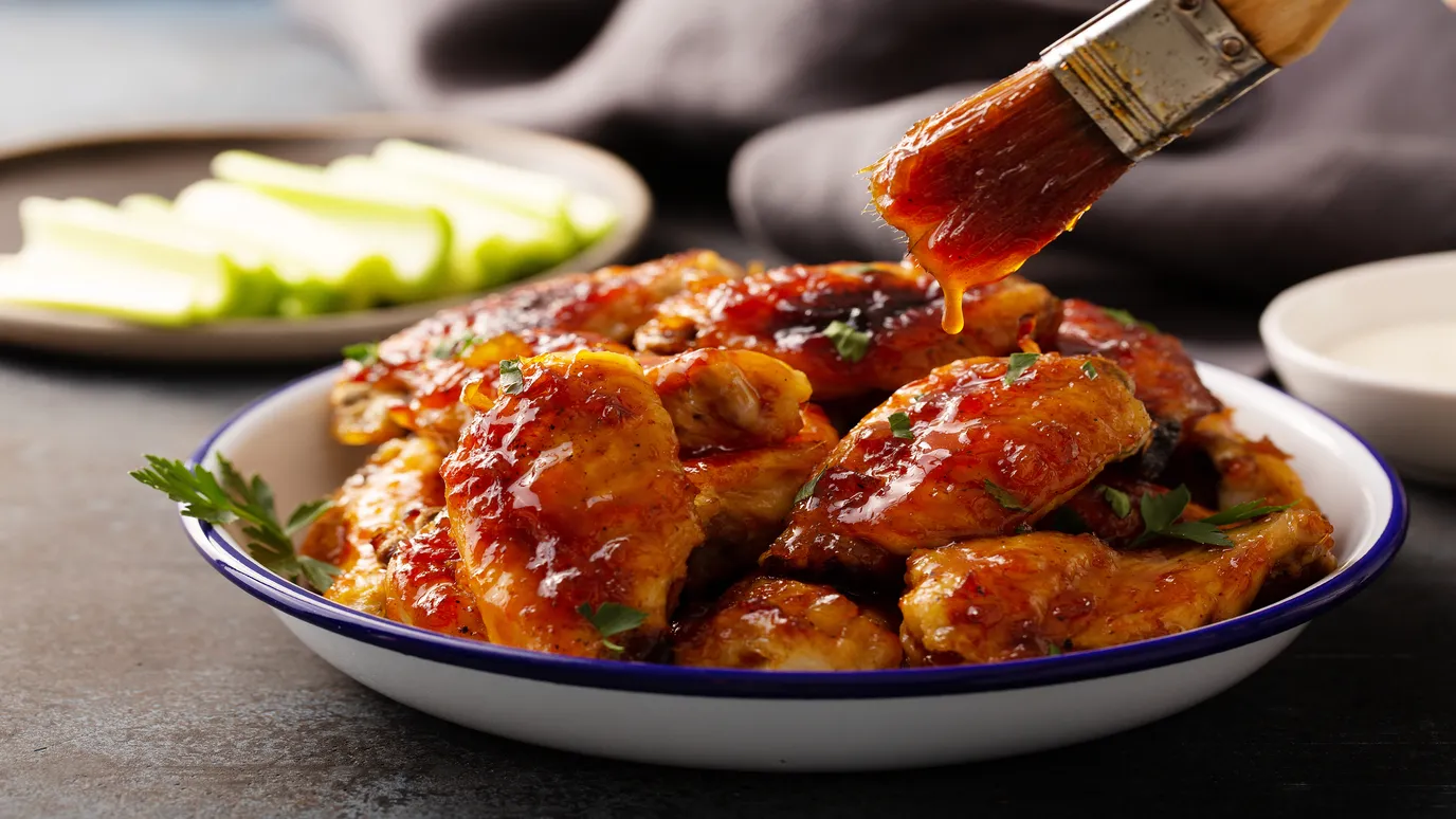 Glazurowane Skrzydełka Z Kurczaka