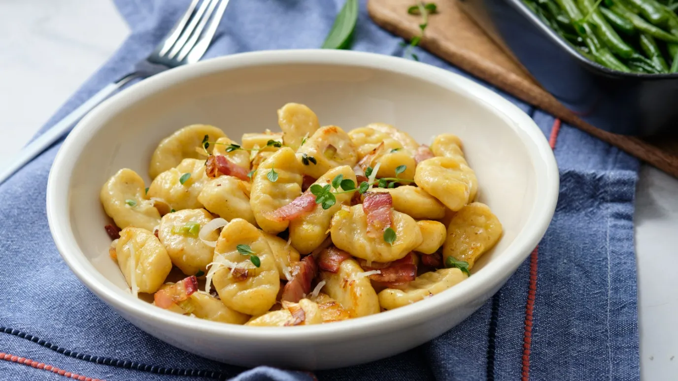 Gnocchi ze szparagami