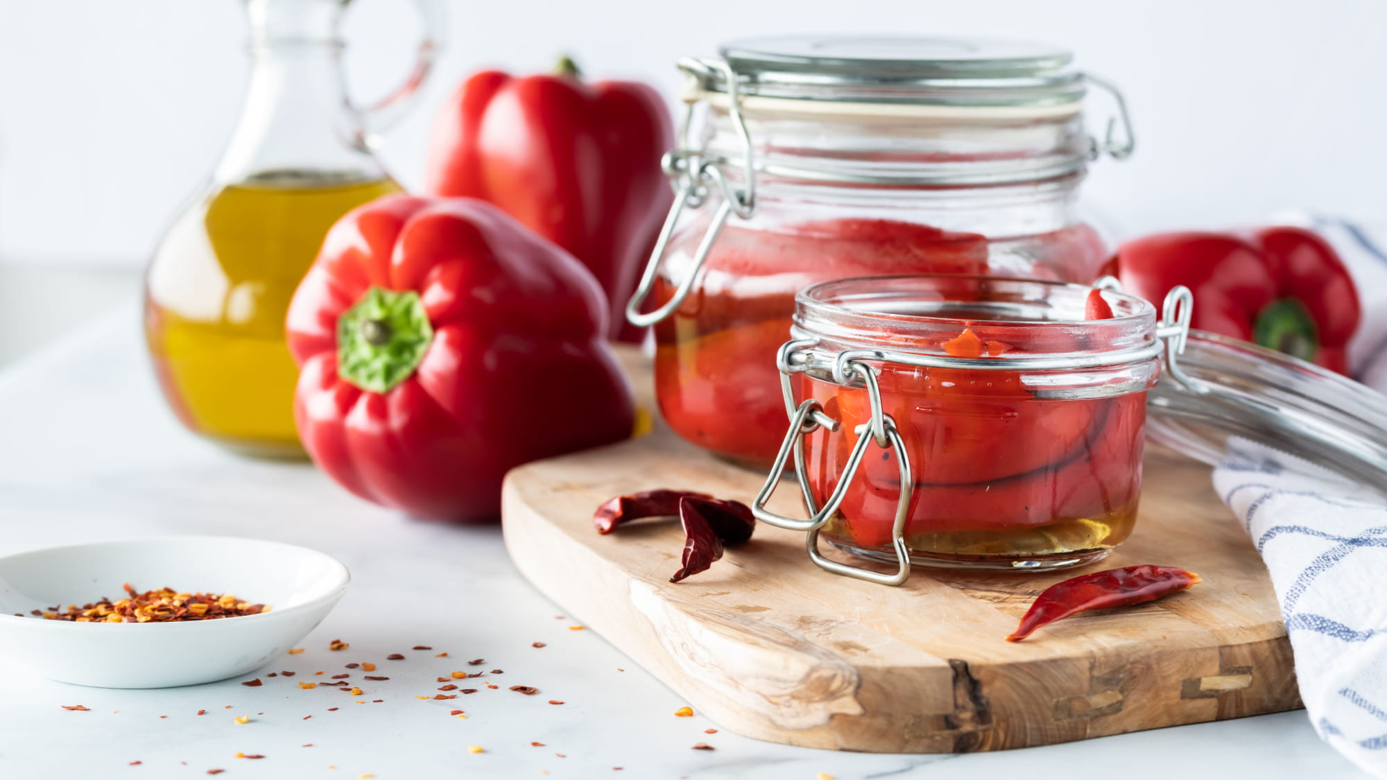 Grillowane papryki w zalewie - papryka konserwowa przepis