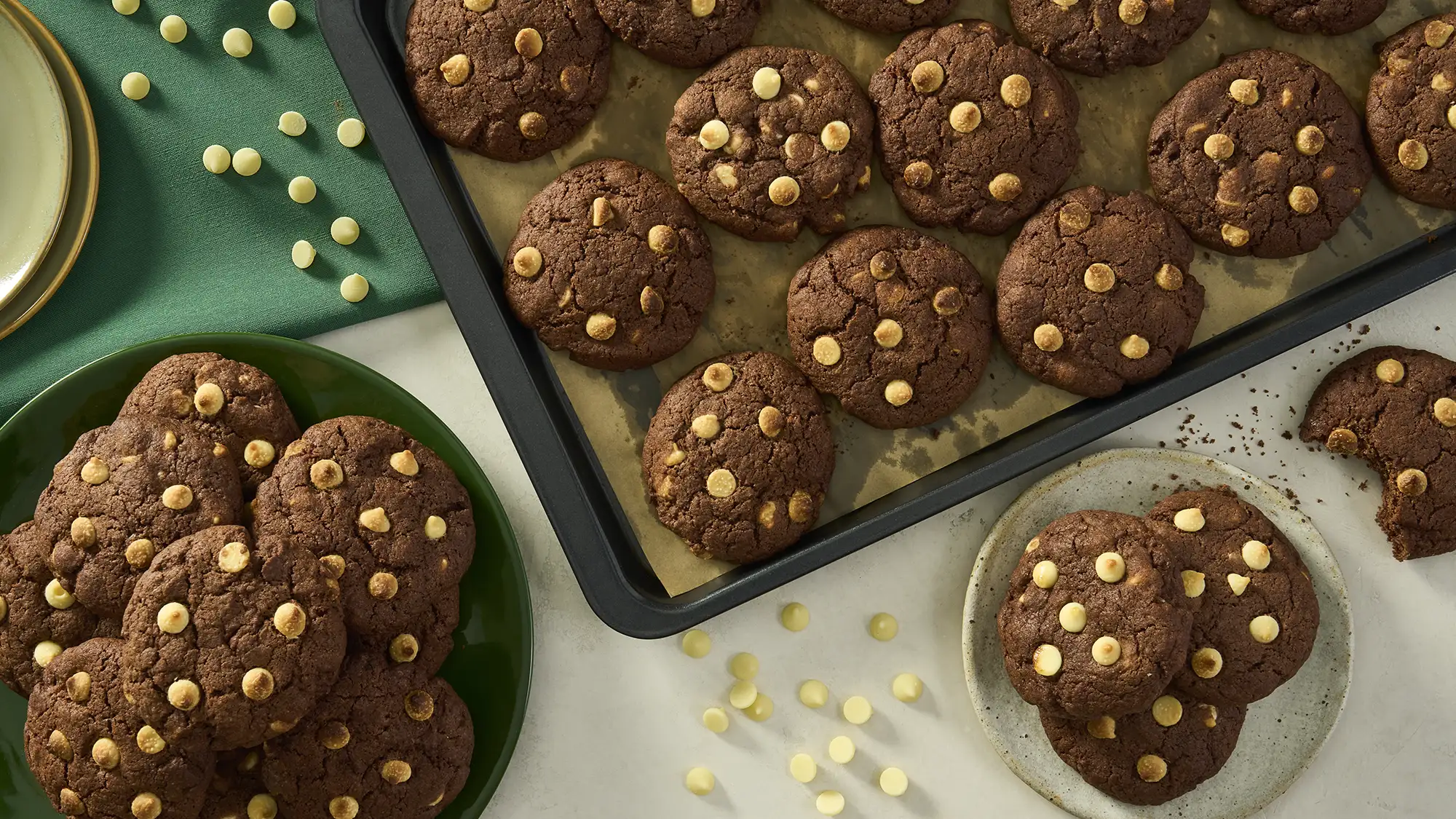 Ciasteczka z biala czekolada